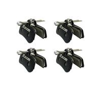 Zoom - Pastiglie freno a 4 pistoni per Zoom HB876E e compatibili con Shimano BR-M8120, BR-M7120, BR-M6120, BR-M8020, BR-M820, BR-M810, BR-M640, BR-MT520, BR-MT420 - Semimetallo ricambio per eBike, MTB