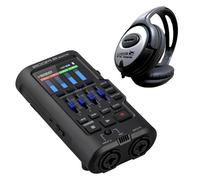 Zoom R4 MultiTrak - Registratore audio portatile a 4 corsie + cuffie Keepdrum