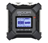 Zoom Registratore di campo professionale F3, Registrazione a galleggiante a 32 bit, Registratore a 2 canali, Convertitori a doppio AD, 2 ingressi XLR/TRS, Alimentazione a batteria, Controllo wireless