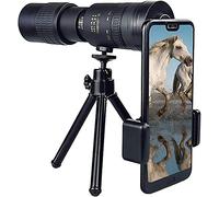 Zoom Telescopi ottici monoculari con treppiede , 4K 10-300X40mm Clip per monoculari portatili HD da esterno per telefoni universali Monoculari impermeabili per birdwatching Campeggio