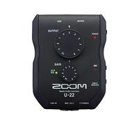 ZOOM U-22 Interfaccia audio portatile per pc, mac e ipad, Nero
