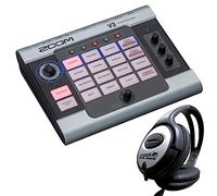 Zoom V3 Vocal Processor - Dispositivo per effetti + cuffie Keepdrum