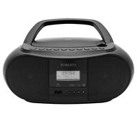 Zoombox 4 DAB/DAB Fm RDS Radio Portatile & CD Boombox con Bluetooth Nero