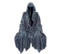 ZOOMPIL Tristo Mietitore Seduto Statua, Statua della Misteriosa Veste Nera, Halloween Sangue Finto 100ml, Liquido Halloween Effetti Speciali Trucco, per Home Decor Accent, Giardino Cortile Prato