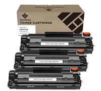 ZOOMTEC CB435A 35A Cartucce Toner Compatibile per HP CB435A 35A Compatibile per Stampante HP Laserjet P1005 P1006 P1007 P1008 P1009 (3x Nero)