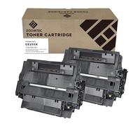 ZOOMTEC Sostituzione per 55X CE255X 55A CE255A Cartuccia Toner Compatibile con Stampante HP Laserjet P3010 P3011 P3015 P3015d P3015dn P3015n P3015x Enterprise 500 MFP M525dn M525f (2x Nero)