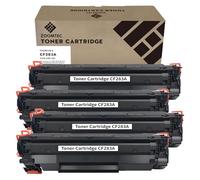 ZOOMTEC Sostituzione per 83A CF283A Cartuccia Toner Compatibile per Stampante HP Laserjet Pro MFP M125 M127fn M127fw M202dw M225dn M225dw M225rdn M202n M201dw M201n (4x Nero)