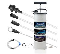 Zoomtools 6,5 L Pompa di Estrazione pneumatica/Manuale per fluidi Estrattore sottovuoto per Cambio Olio e Cambio Fluido Strumento (Manuale)