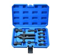 Zoomtools Kit di attrezzi per rimozione cuscinetti interni per moto, 10 pezzi, 8-25 mm