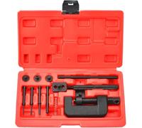 Zoomtools Set di 13 pezzi per smagliacatena moto, kit di rivettatura catena con tagliacatena e rivettatore