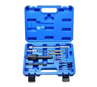 Zoomtools Strumento di Rimozione Candelette, 16 Pezzi Strumento di Rimozione Candelette Portatile in Acciaio Metrico Sicuro per Candelette Danneggiate da 8 Mm 10 Mm