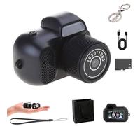Zoomu Mini Camera Keychain, 1080p Mini Digital Camera Keychain, Small Retro Nostalgic Camera 100 Mins Battery Life, Eight Filters, Portable Micro Video for Indoor/Outdoor (32GB)