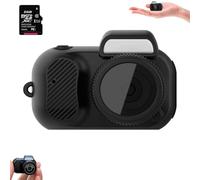 Zoomu Mini Camera Keychain, Small Nostalgia Retro Digital Camera with 8 Filters, 60 Minutes of Battery Life, USB Charging, for Travel Study Recording (8g)