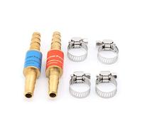 ZOOMY 2 Pezzi Tubo antiritorno di Fiamma di acetilene Gas propano e combustibile a Base di Ossigeno liquefatto - 8mm