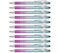 Zoonnis 100 Pezzi di Penne a Sfera Personalizzate con Punta a Stilo per Gli Affari Penna Incisa Personalizzata in Massa per Donne Uomini con Testo del Nome Penna Personalizzata con Inchiostro Nero