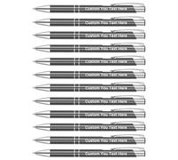 Zoonnis 72 Pezzi di Penne a Sfera Retraibili Personalizzate per Gli Affari Penna Incisa Personalizzata in Massa per Donne Uomini con Testo del Nome Penna Personalizzata con Inchiostro Nero