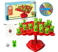 Zoonvii Bilanciamento Matematica Gioco, Giochi Conteggio, 50 Rane, Equilibrio Gioco Matematico Rana, Giochi Conteggio Bilancia, Montessori Educativi Regalo Conteggio Giocattoli per Bambini (Ciano)