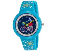 Zoop NK26006PP03 NK26006PP03 - Orologio analogico da ragazza, con quadrante multicolore, Blu, Free Size, Cinturino