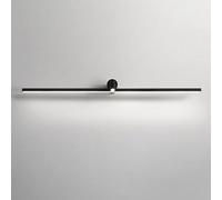 ZOOPH Specchio da bagno, lampada a LED moderna - Faretti regolabili sopra lo specchio, parete nordica for camera letto, soggiorno, sala pranzo, corridoio e illuminazione delle scale(Dark6000k,100cm)