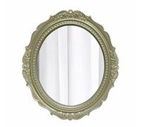 ZOOPH Specchio da bagno, specchio trucco di lusso parete for e camera letto - toeletta leggero color oro (34L x 30W cm) Perfetto for il soggiorno for(Champagne)