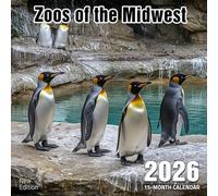 Zoos of the Midwest 2026 Calendar: Iconic zoo animals from America’s heartland