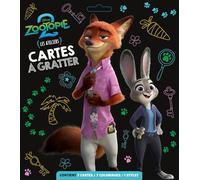 ZOOTOPIE 2 - Les Ateliers Disney - Pochette plate - Cartes à gratter