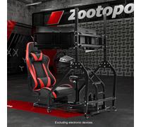 Zootopo Cockpit Del Simulatore Di Corse Con Sedile E Triplo Stand TV LogitechG29