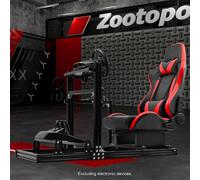 Zootopo Cockpit di simulazione di corsa in profilato d'alluminio Per Logitech