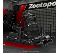 Zootopo Corsa Sim Cockpit Alluminio Con Sedile & TV Stand FitsThrustmaster