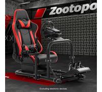 Zootopo Corsa Sim Cockpit Con Sedile & Monitor Stand Fit Logitech Thrustmaster