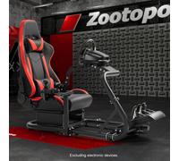 Zootopo Simulatore Di Corse Cabina Semi Aperta Con Seduta Rossa Logitech G920