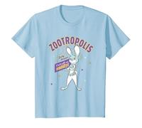 Zootropolis Cuddly Maglietta, Bambini, Celeste, 2 anni