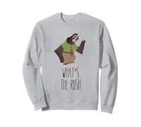 Zootropolis What's The Rush Felpa, Unisex per adulti, Grigio Melange, M