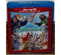 ZOOTROPOLIS ZOOTOPIA DISNEY Nº 57 COMBO BLU-RAY 3D+BLU-RAY NUOVO (INAUGURATO) R2