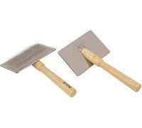 Zoov - Cardatore per Cani e Gatti, per Tutti i Tipi di Pelo, Spazzola per Cani e Gatti, elimina sottopelo e districa Nodi (S)