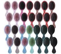 Zopeal 28 mini spazzole per capelli bagnati per bambini, per il rientro a scuola, piccola spazzola per capelli da viaggio, igienica, districante, con setole morbide, per addio al nubilato, premi per