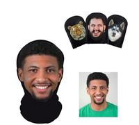 Zopmopae Maschera Personalizzata, Passamontagna Personalizzato con Foto, Maschera Divertente per Scherzi di Halloween, Bandana Personalizzata con Stampa Foto/Testo/Logo