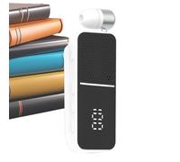 Zopoee Auricellari Senza Fili - Cuffie a Clip per Bavero con Riduzione del Rumore - Auricolari Business con Display Digitale | Per Sport Corsa Allenamento Palestra Business Le Donne E Gli Uomini