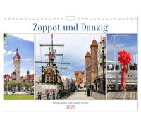Zoppot und Danzig (Wandkalender 2026 DIN A4 quer), CALVENDO Monatskalender: Zwei Traumziele an der polnischen Ostseeküste