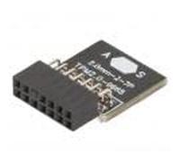 Zopsc Modulo TPM 2.0, TPM2.0 TPM Chip 14 pin 2 * 7P Modulo di sicurezza per ASUS per modulo Win11.