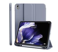 ZOPSGYU Custodia per iPad 10a generazione 2022 10.9 pollici per iPad 11a generazione 2025 con porta matita, sottile con supporto integrato e retro flessibile in TPU, funzione di auto wake/sleep