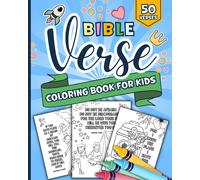Zora Wetherell Bible Verse Coloring Book For Kids (Tascabile)