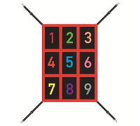 ZoraYorce Baseball Softball Esercizio Net con Strike Zone Regolabile Obiettivo Baseball Obiettivo Netto Baseball Backstop Net per colpire il Pitching