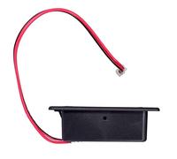 ZoraYorce Custodia per batteria per pickup da 9 V, con contatti per cavi