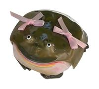 ZoraYorce Earbuds Case Compatible for 4/Pro 3, Handmade Ugly Frog Design Earphone Protective Case, Anti Scratch Creative Animals Wireless Earphone Protector Cover