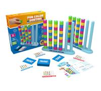 ZoraYorce Gioco puzzle per bambini, veloce e trasportabile | ZoraYorce Gioco Color Stack: impilamento rapido dei colori per viaggiare, opzioni da solista e competizione