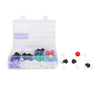 ZoraYorce Kit di costruzione per strutture molecolari, visualizzazione | Kit di modellino molecolare chimico educativo e portatile per lezioni di chimica, visualizzazione della struttura e
