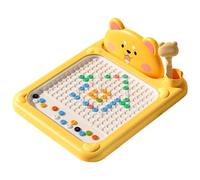 ZoraYorce Lavagna magnetica da disegno con cartoni animati, riutilizzabile | Tabellone da disegno magnetico riutilizzabile, per l'educazione precoce, gioco interattivo, due misure, ABS