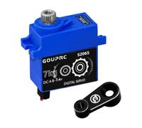 ZoraYorce Microservo digitale RC impermeabile da 7 kg con clacson | Metal Gear RC - Microfono digitale con clacson per auto RC Crawler 1/10 TRX6