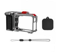 ZoraYorce Per Insta360 ACE Pro/2 fotocamera a rilascio rapido, gabbia per conigli con cappuccio a lente, ergonomica, per action camera, anti caduta, comoda presa, telaio Street Photo Vlog